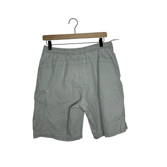 VINTAGE‎ NIKE CARGO SHORTS ELASTIC WAISTBAND MEN'S SIZE M PULL ON Y2K 90S DAD - Picture 2 of 2